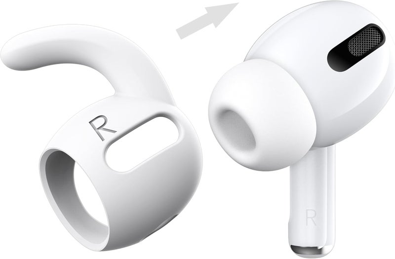 Proof Labs 3 Pairs for AirPods Pro 1st Gen Ear Hooks Covers [Added Storage Pouch] Accessories Compatible with Apple AirPods Pro Generation 1 (White) - Image 5